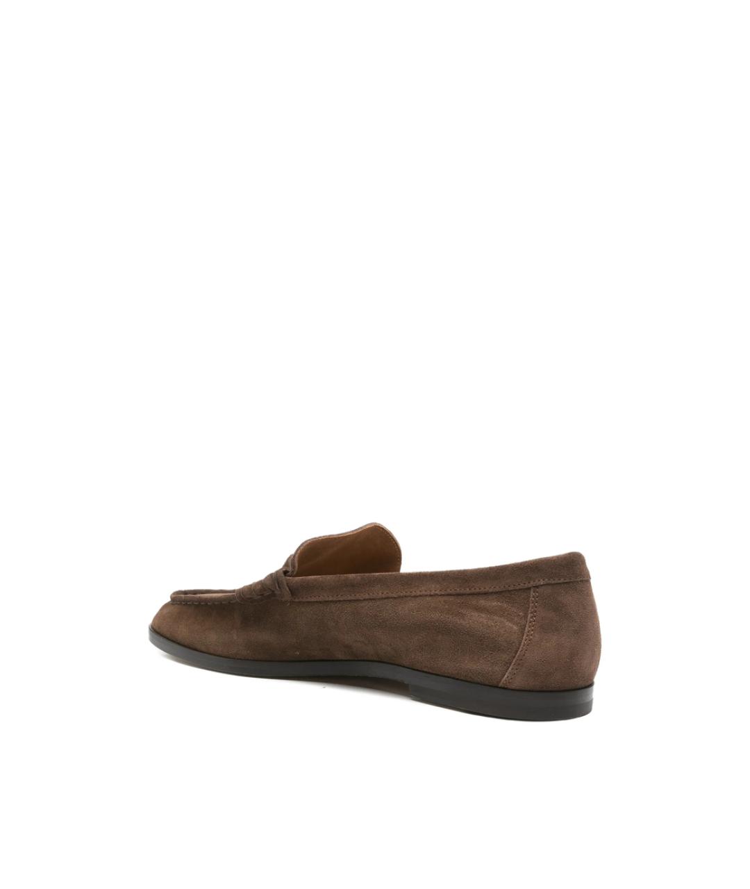 COMMON PROJECTS Коричневые кожаные лоферы, фото 3