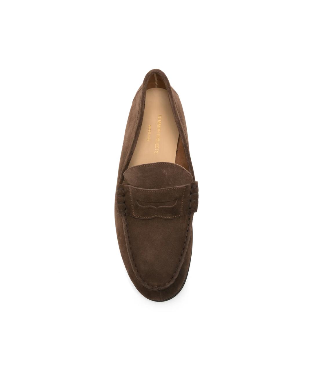 COMMON PROJECTS Коричневые кожаные лоферы, фото 4