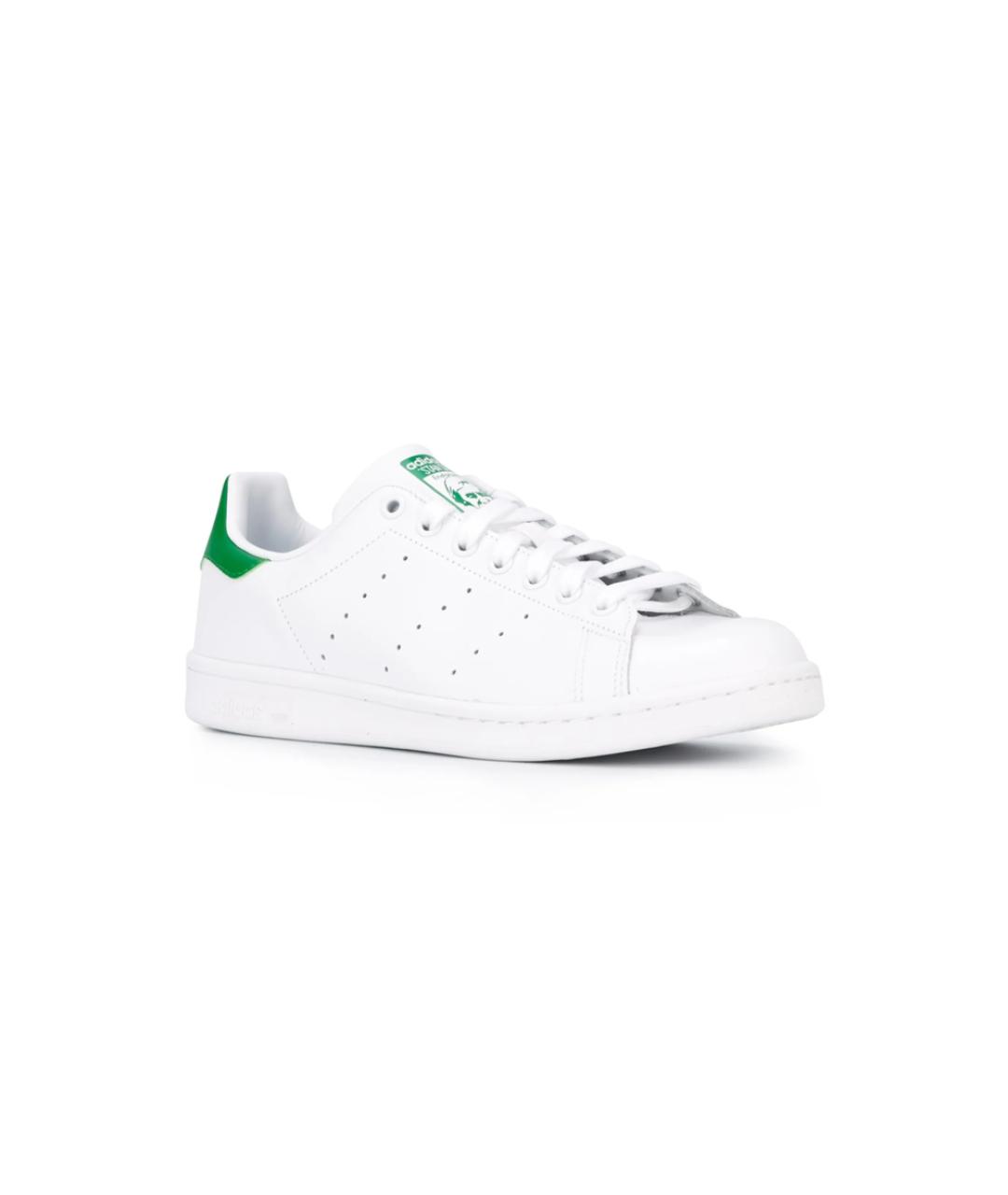 ADIDAS Белые кожаные низкие кроссовки / кеды, фото 2