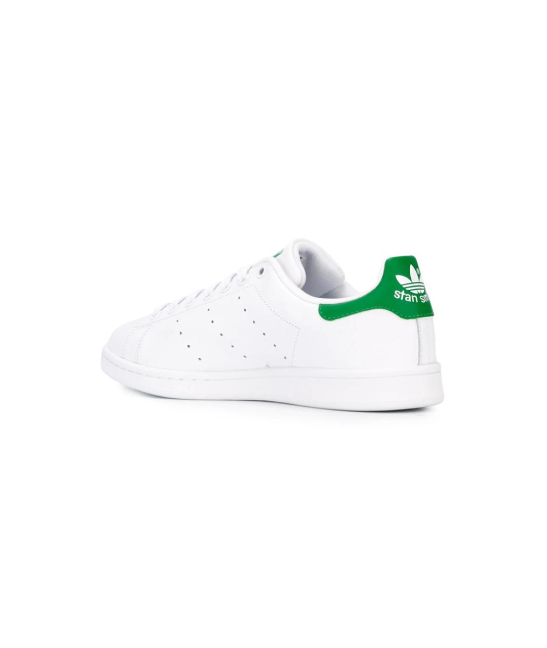 ADIDAS Белые кожаные низкие кроссовки / кеды, фото 3