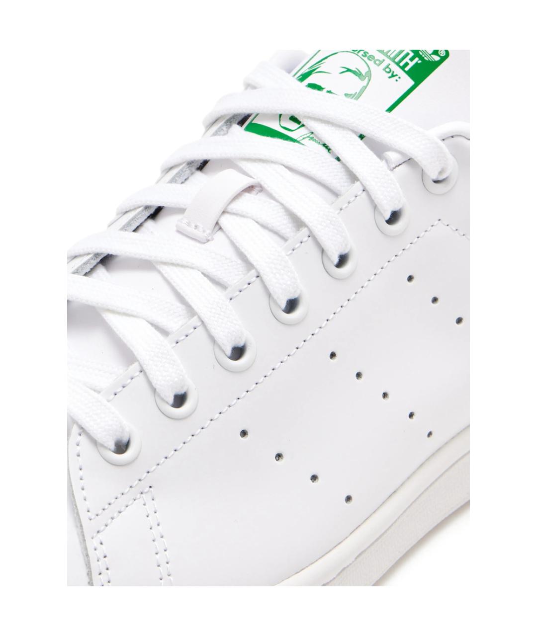 ADIDAS Белые кожаные низкие кроссовки / кеды, фото 5