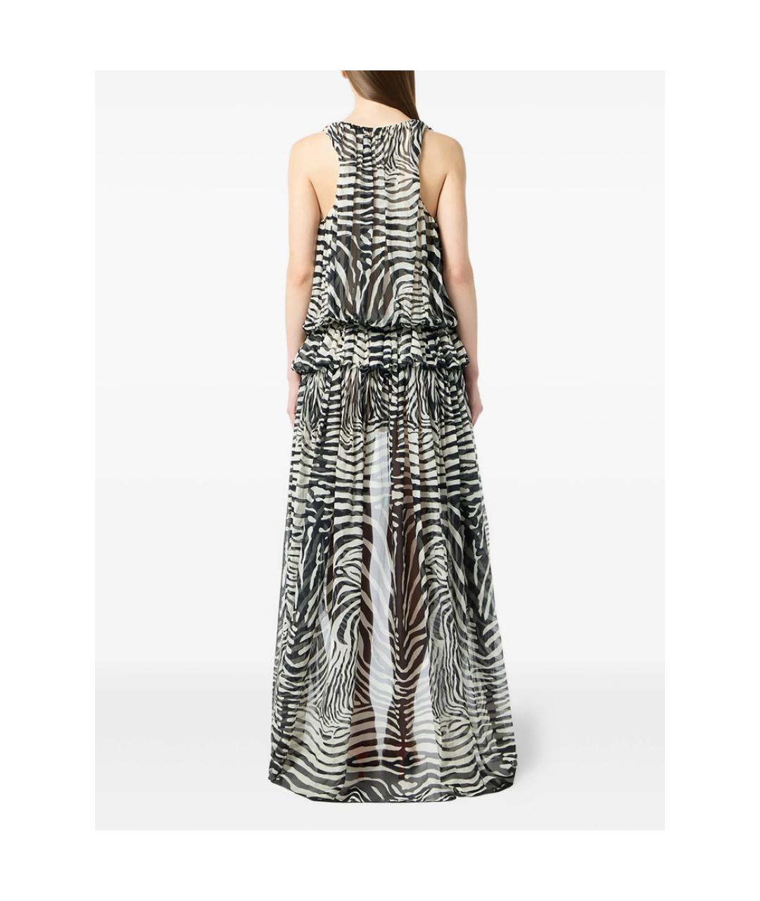 BLUMARINE Белое полиэстеровое коктейльное платье, фото 3