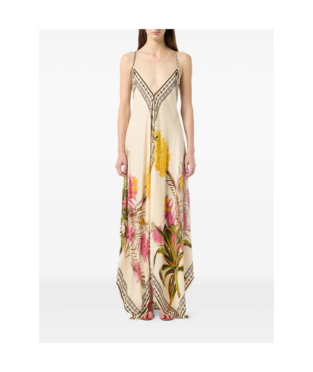 BLUMARINE Мульти вискозное повседневное платье, фото 2