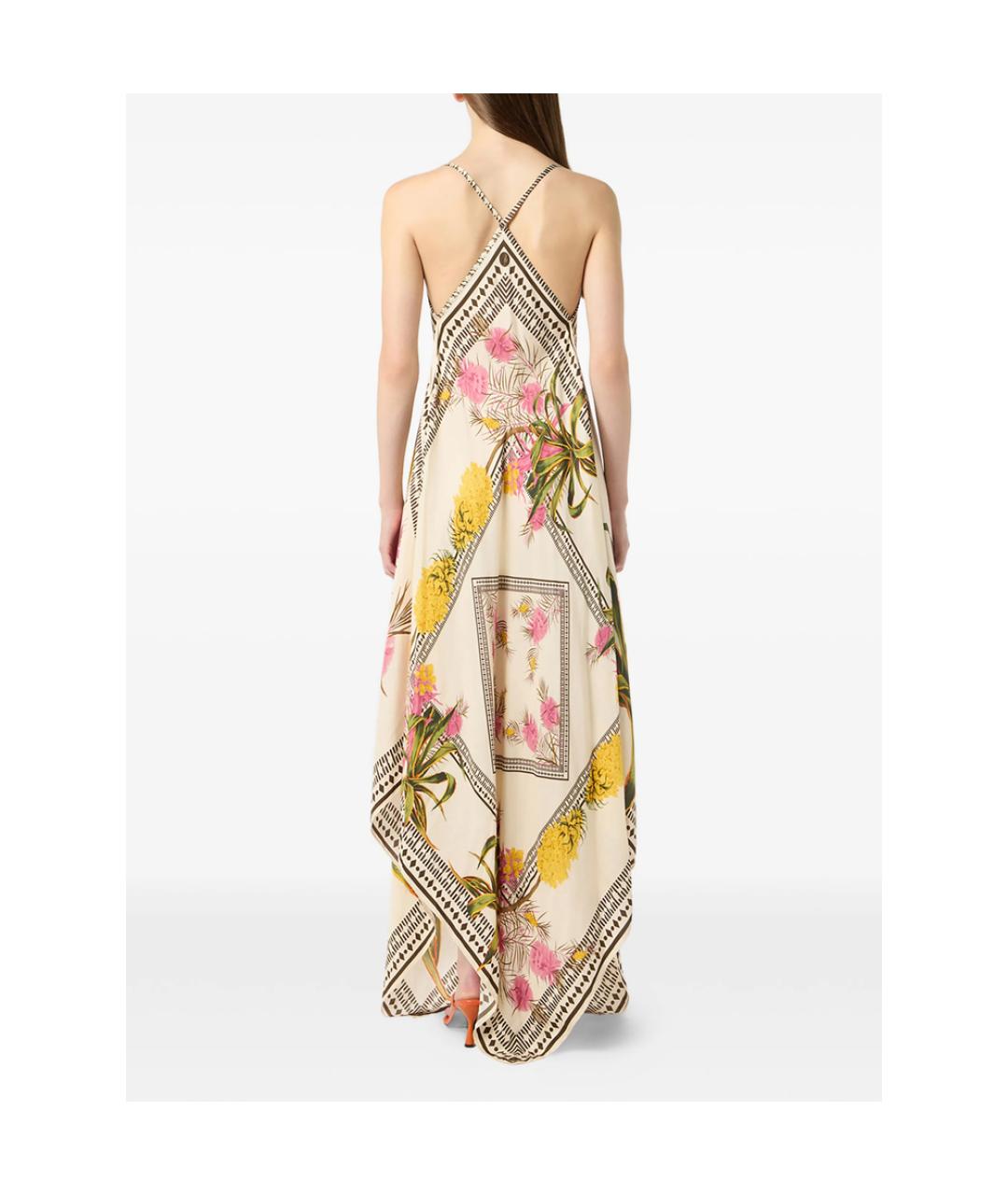 BLUMARINE Мульти вискозное повседневное платье, фото 3