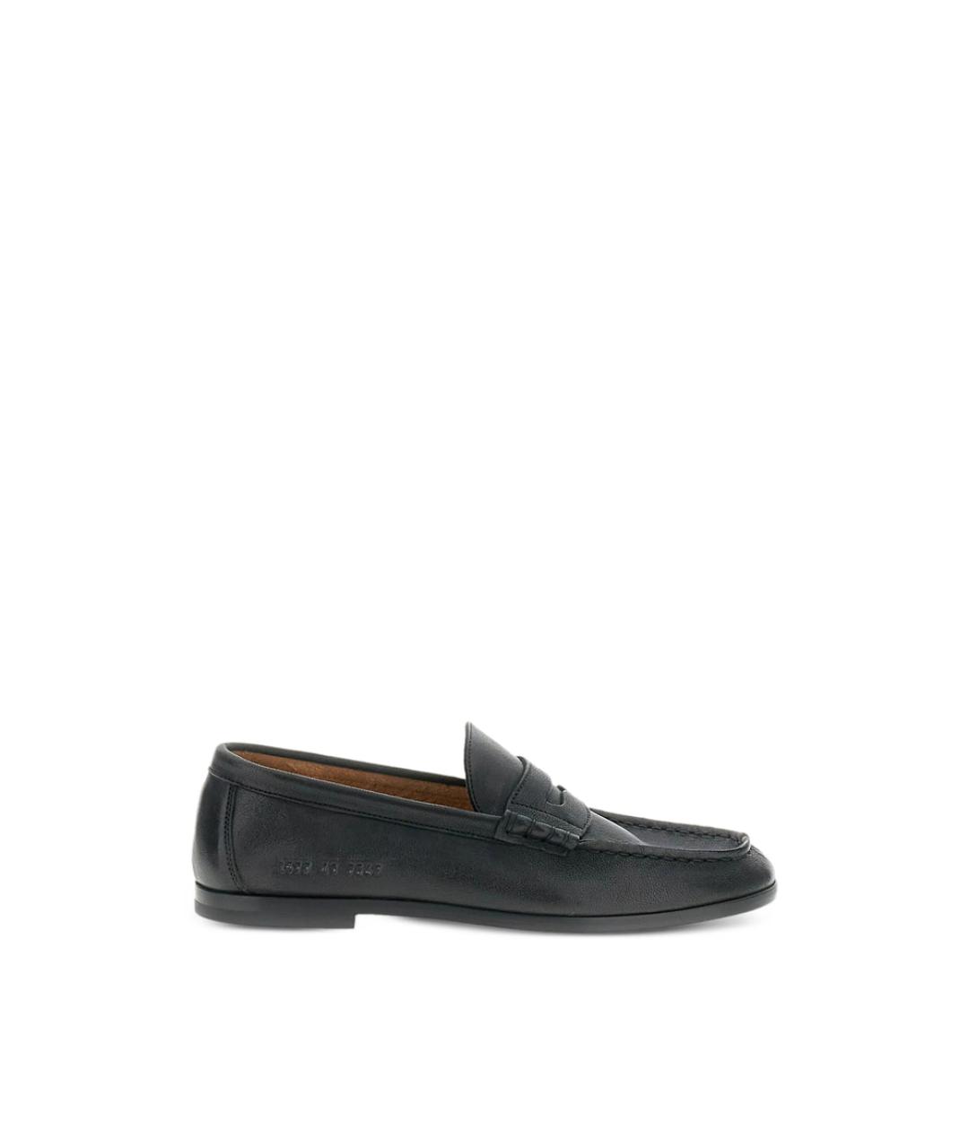 COMMON PROJECTS Черные кожаные лоферы, фото 5