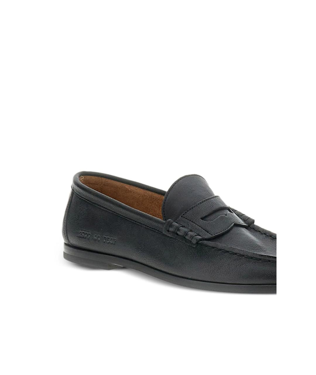 COMMON PROJECTS Черные кожаные лоферы, фото 4