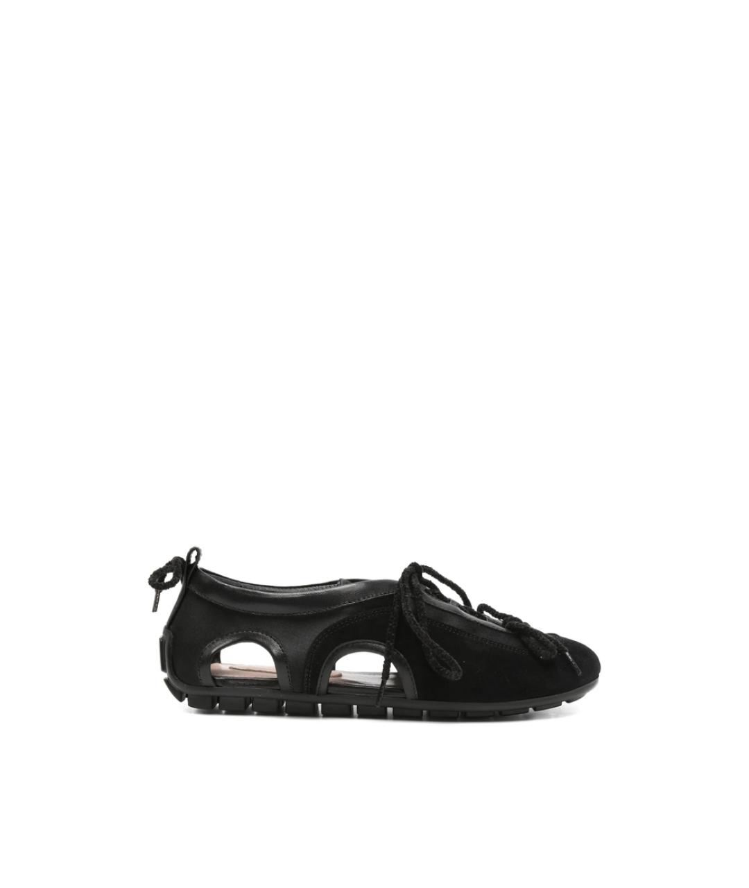 SIMONE ROCHA Черные кожаные туфли, фото 1