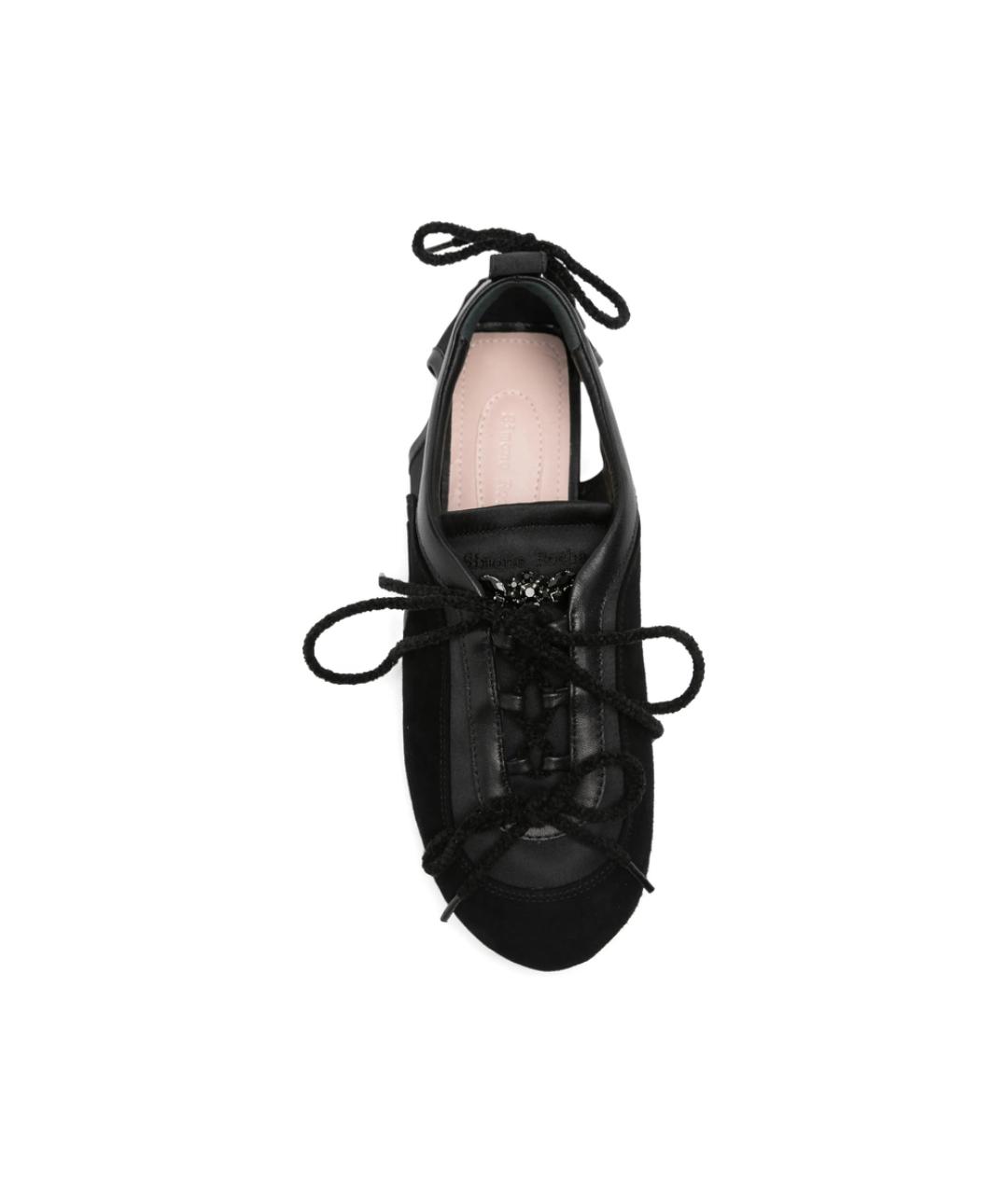 SIMONE ROCHA Черные кожаные туфли, фото 3