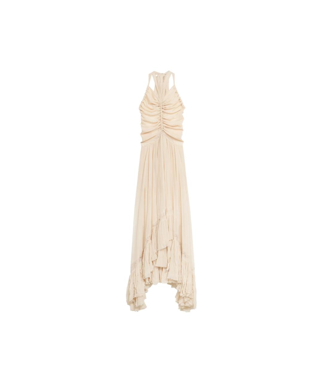 BLUMARINE Бежевое платье, фото 6