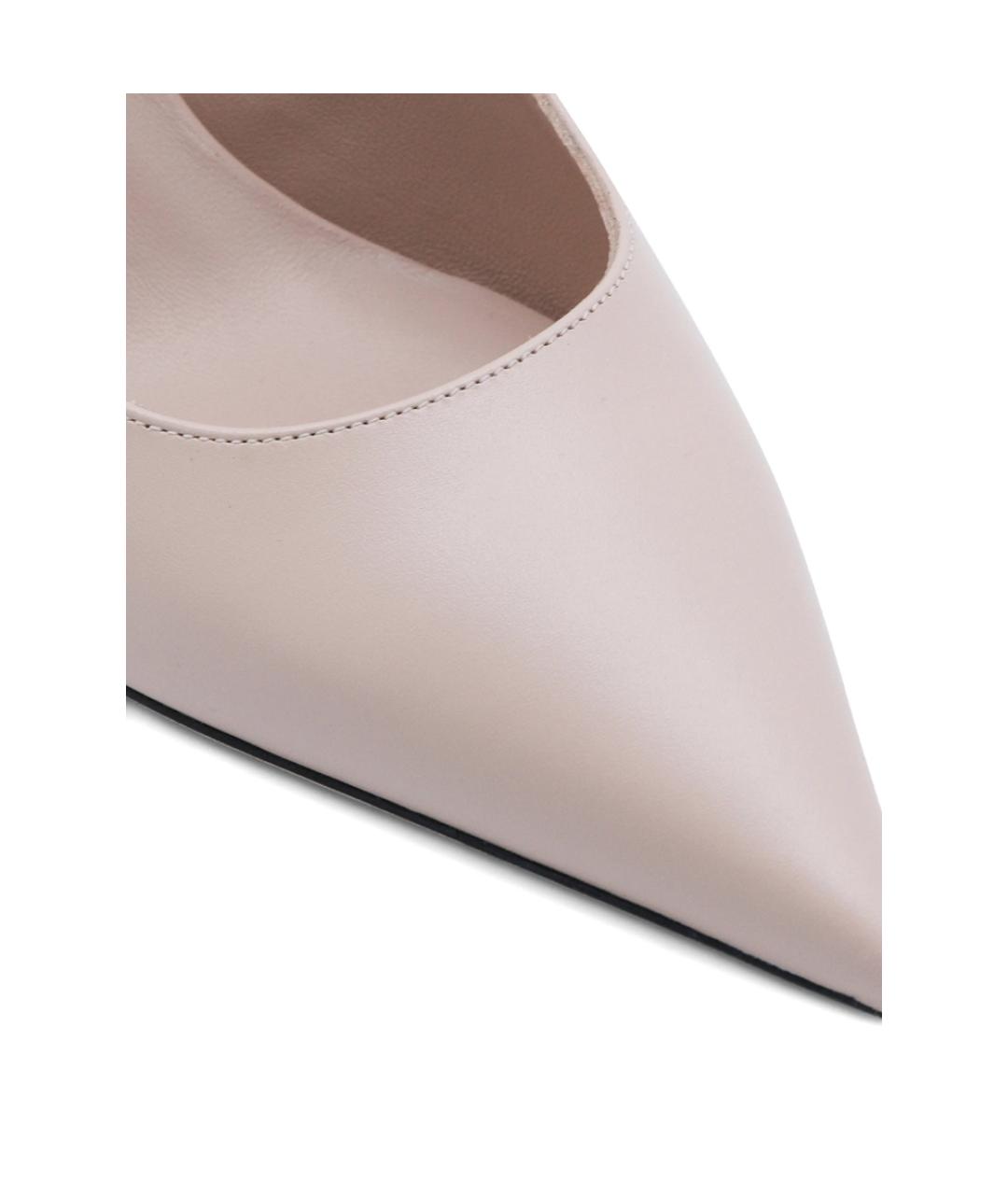 JIMMY CHOO Розовые кожаные туфли, фото 3