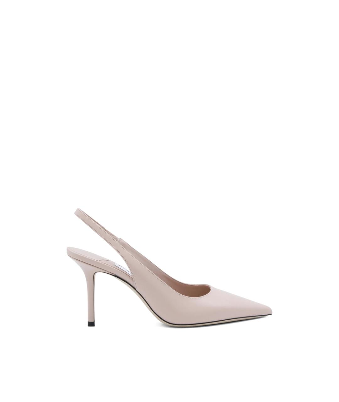 JIMMY CHOO Розовые кожаные туфли, фото 5