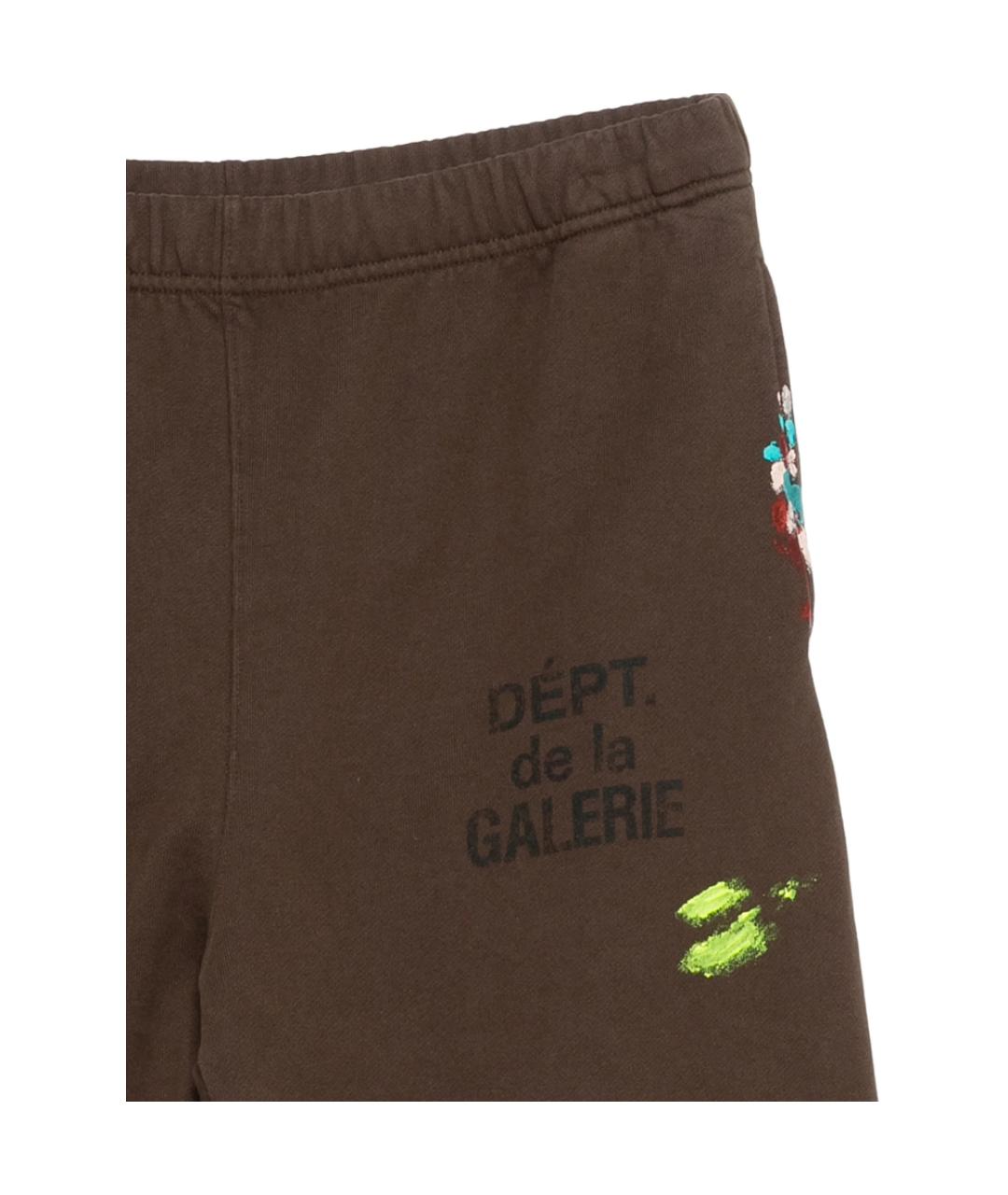 Gallery Dept Коричневые хлопковые повседневные брюки, фото 2