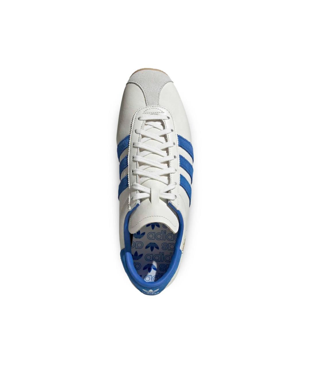 ADIDAS Синие кожаные низкие кроссовки / кеды, фото 4