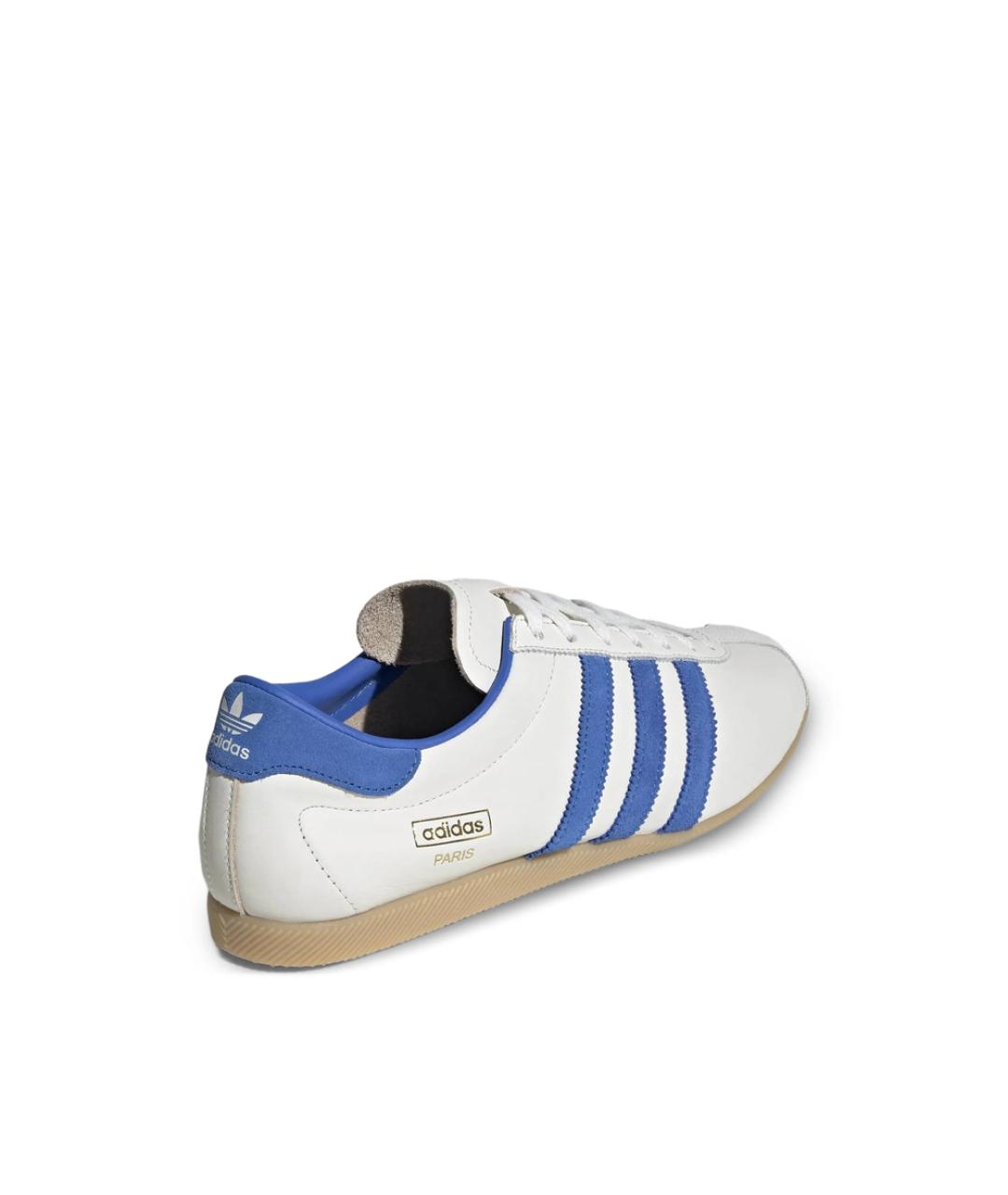 ADIDAS Синие кожаные низкие кроссовки / кеды, фото 5