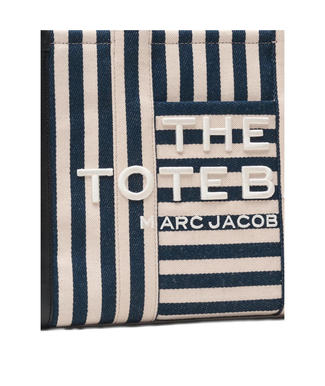 MARC JACOBS Синяя кожаная сумка тоут, фото 3