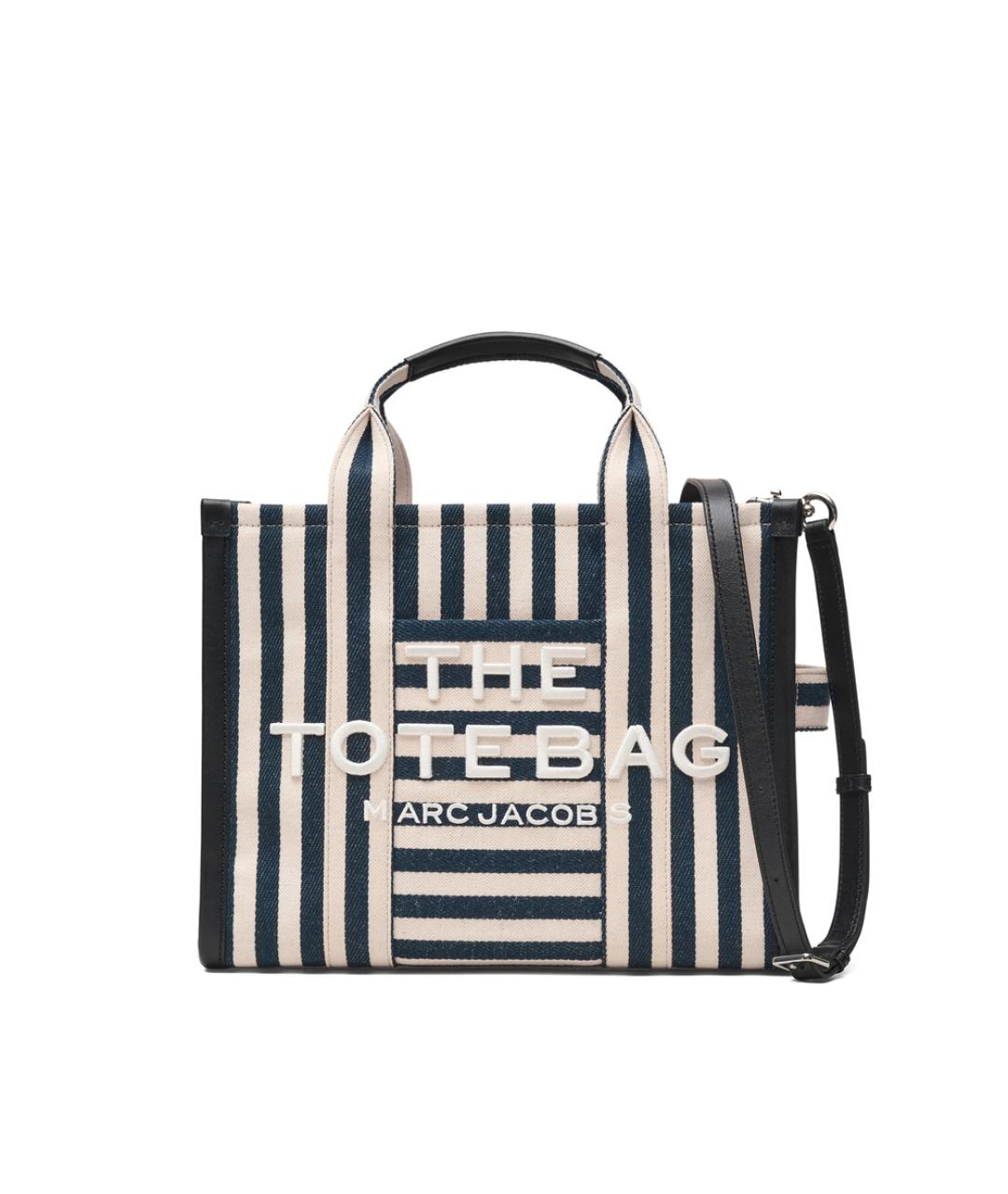 MARC JACOBS Синяя кожаная сумка тоут, фото 1