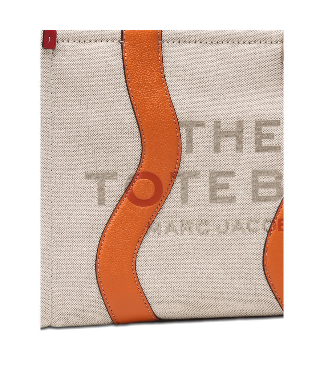 MARC JACOBS Бежевая канва сумка тоут, фото 3