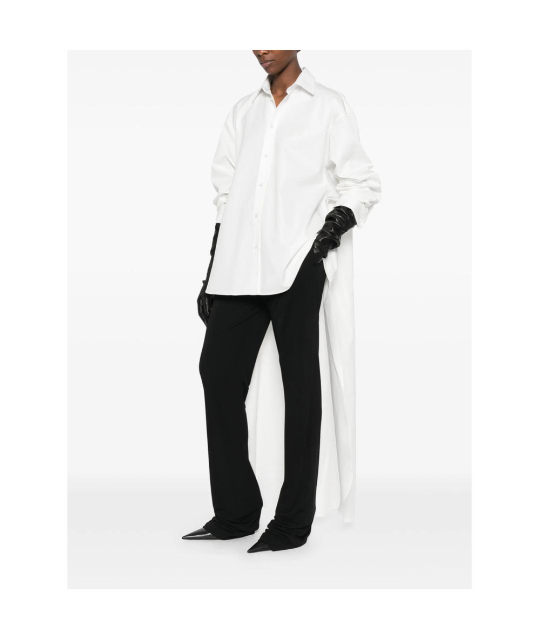 BALENCIAGA Белая хлопковая рубашка, фото 2