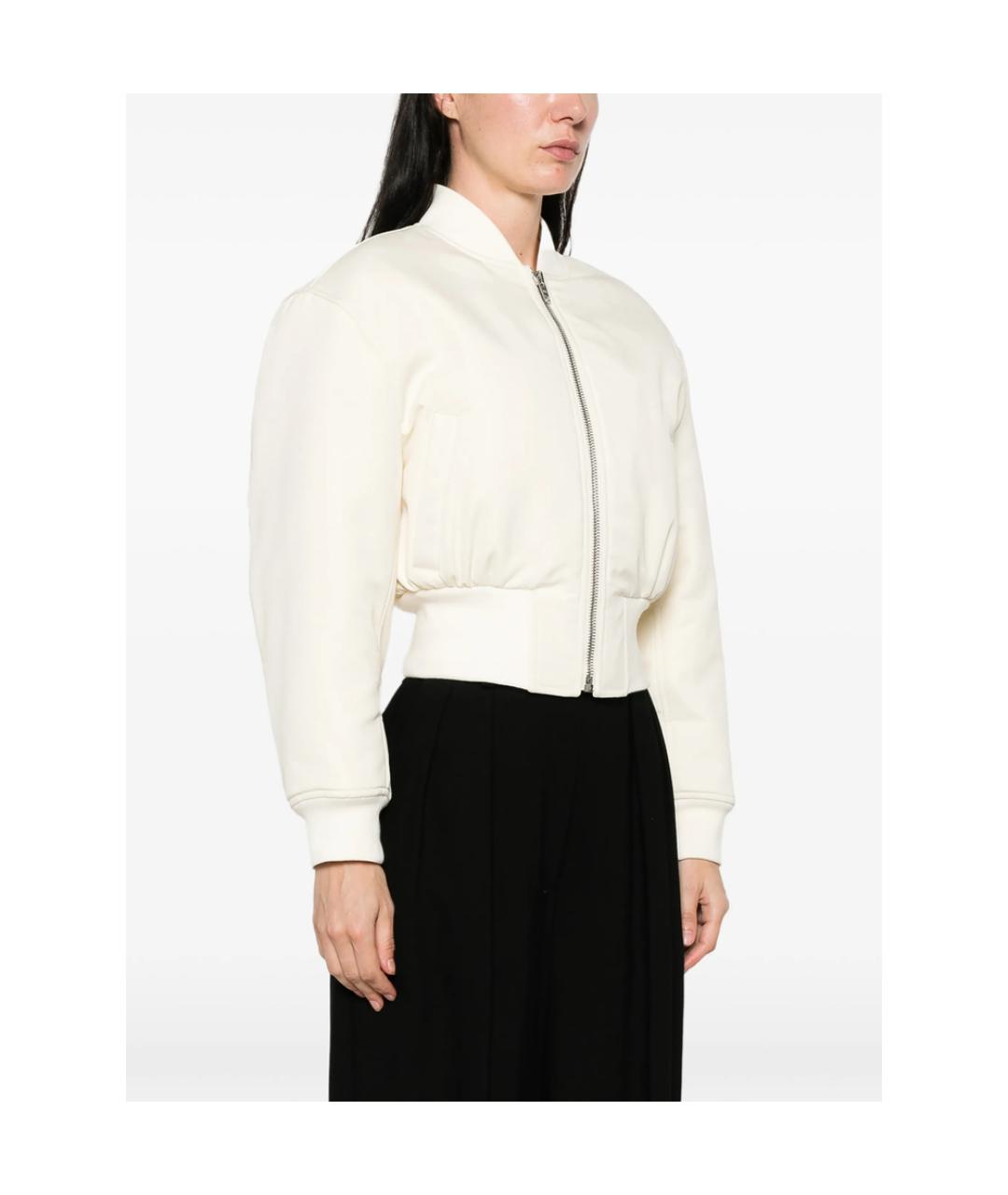 BALENCIAGA Белая полиэстеровая куртка, фото 5