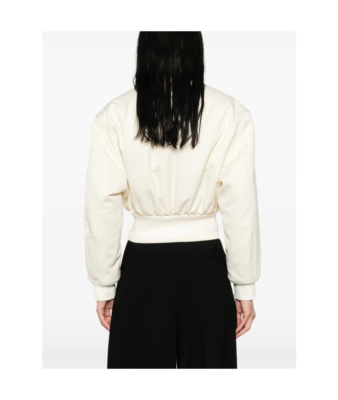 BALENCIAGA Белая полиэстеровая куртка, фото 3