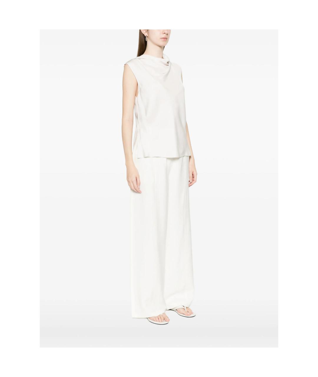 CALVIN KLEIN Белая вискозная майка, фото 5