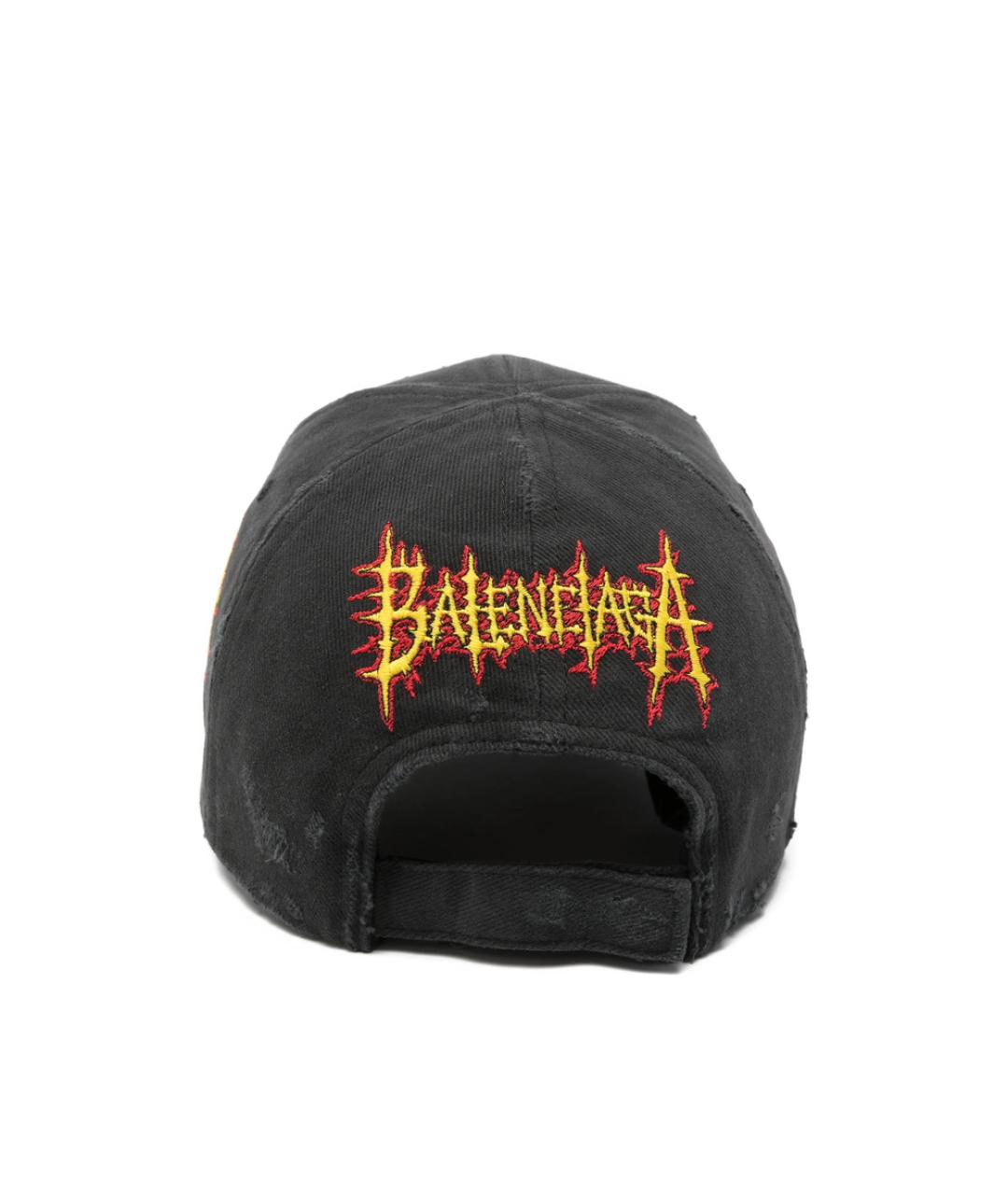 BALENCIAGA Черная синтетическая кепка/бейсболка, фото 3