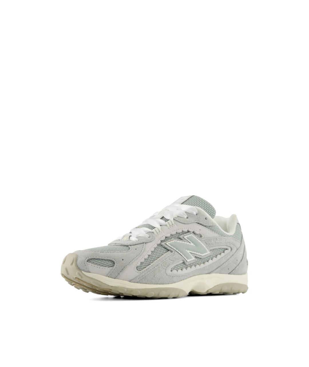 NEW BALANCE Серые замшевые низкие кроссовки / кеды, фото 5