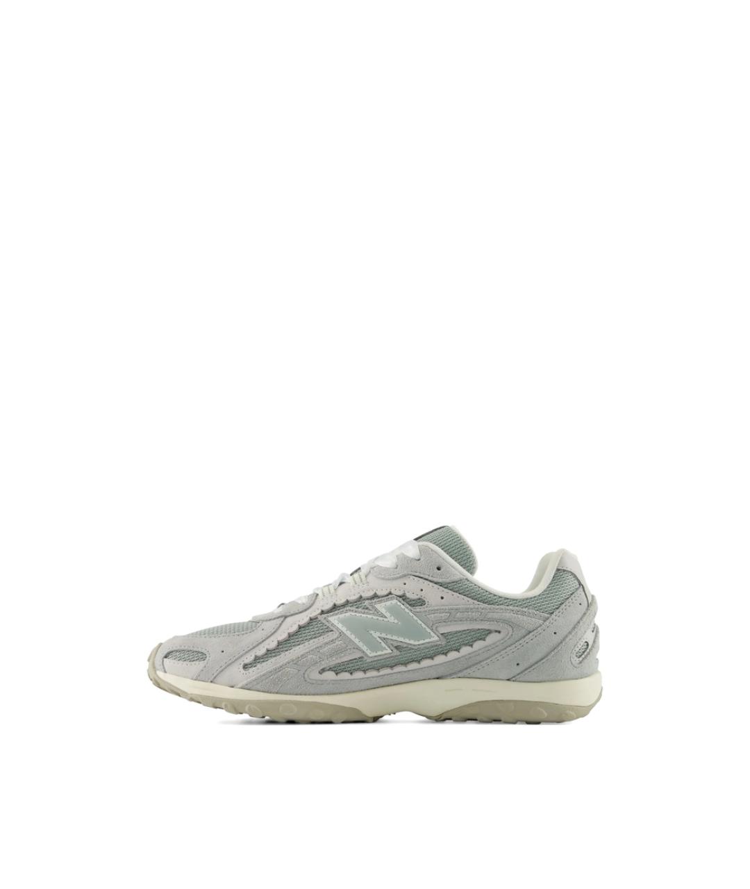 NEW BALANCE Серые замшевые низкие кроссовки / кеды, фото 6