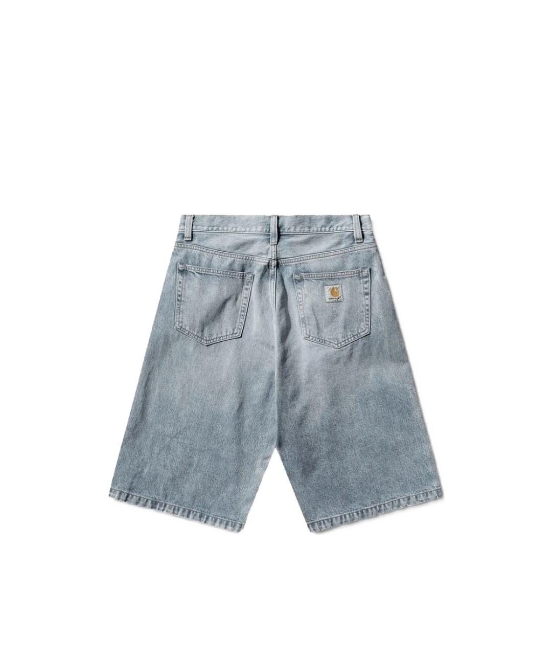CARHARTT Голубые деним шорты, фото 2