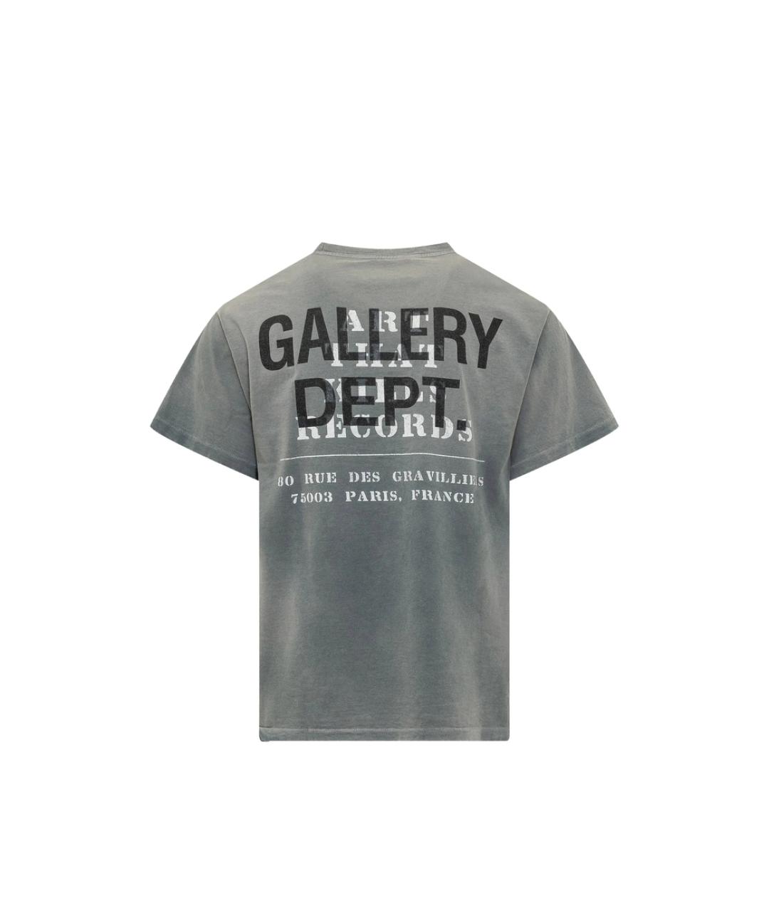 Gallery Dept Серая хлопковая футболка, фото 2