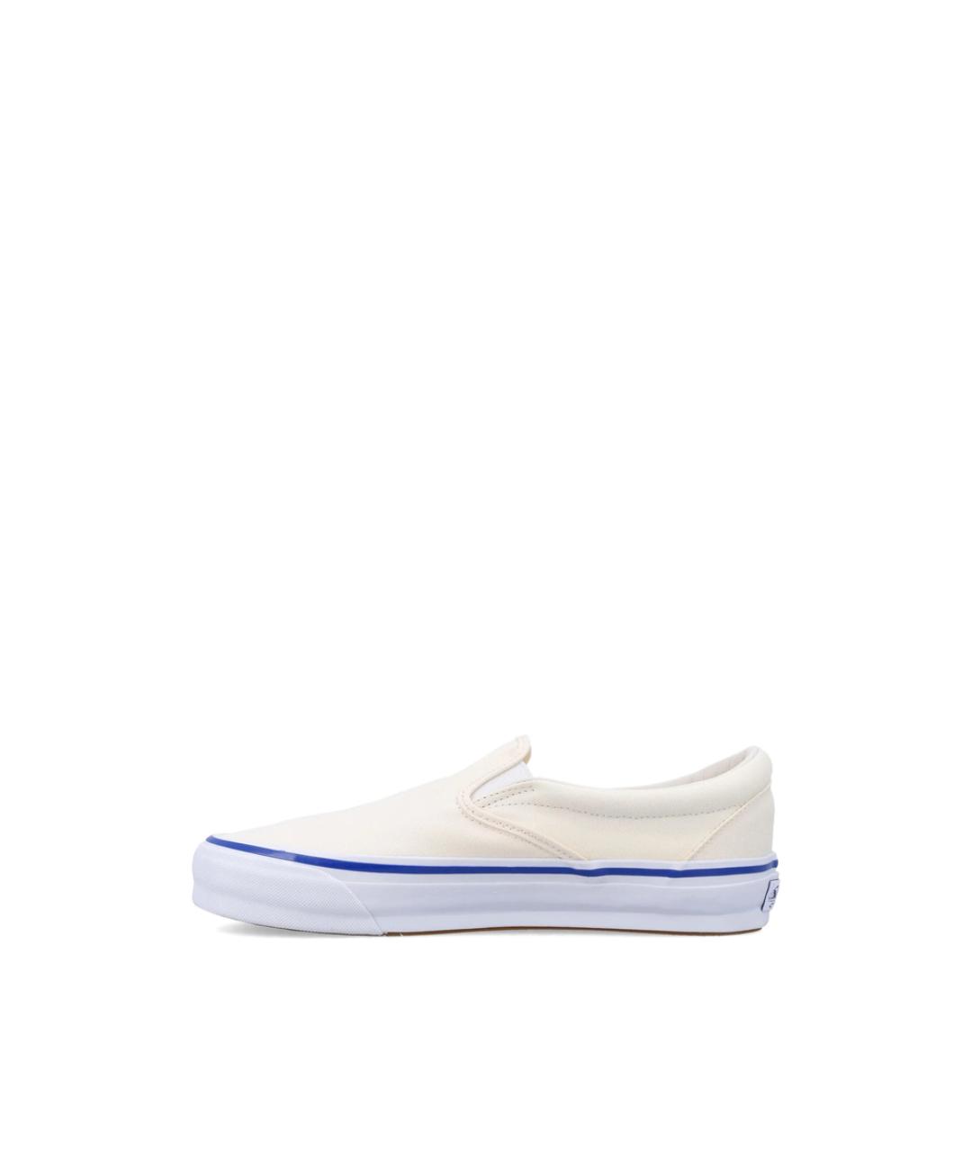 VANS Белые текстильные слипоны, фото 4
