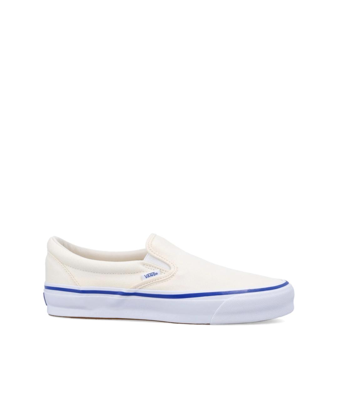 VANS Белые текстильные слипоны, фото 1