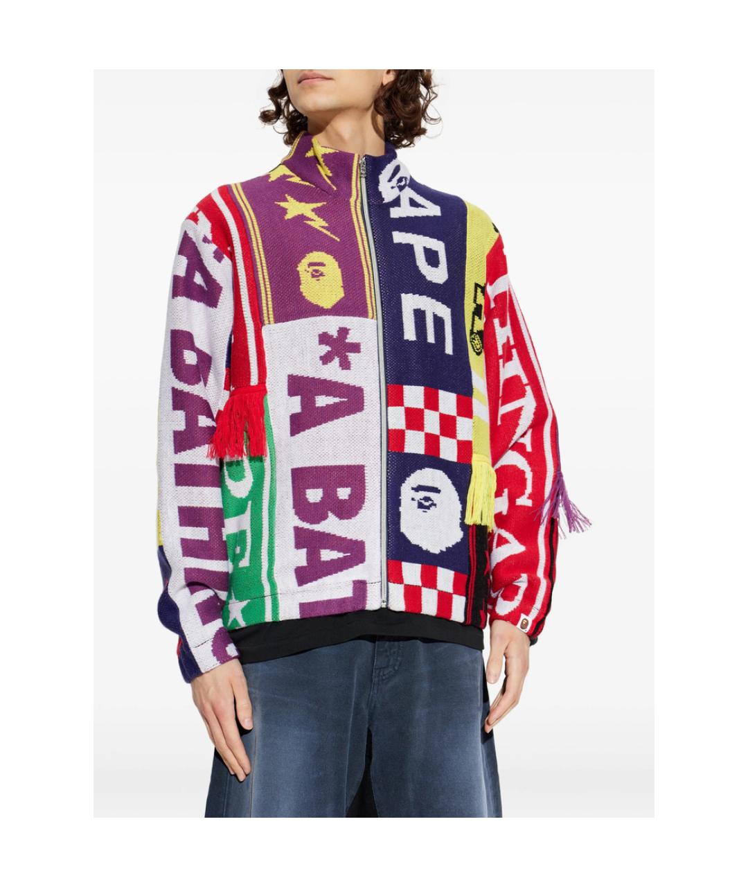 A BATHING APE Мульти синтетический кардиган, фото 2