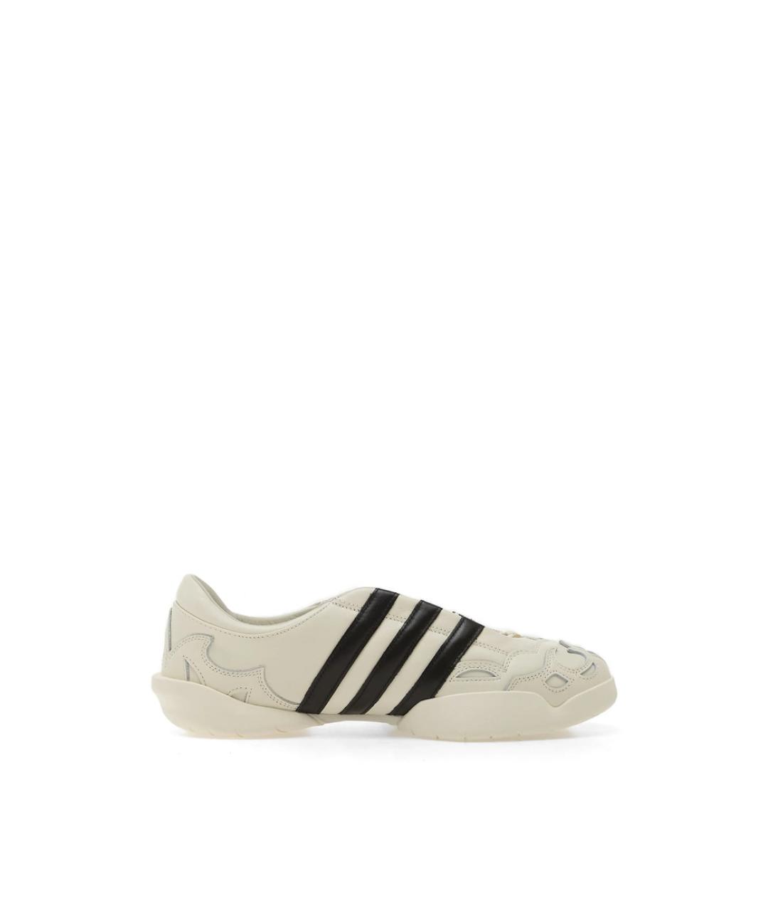 Y-3 Черные кожаные низкие кроссовки / кеды, фото 1