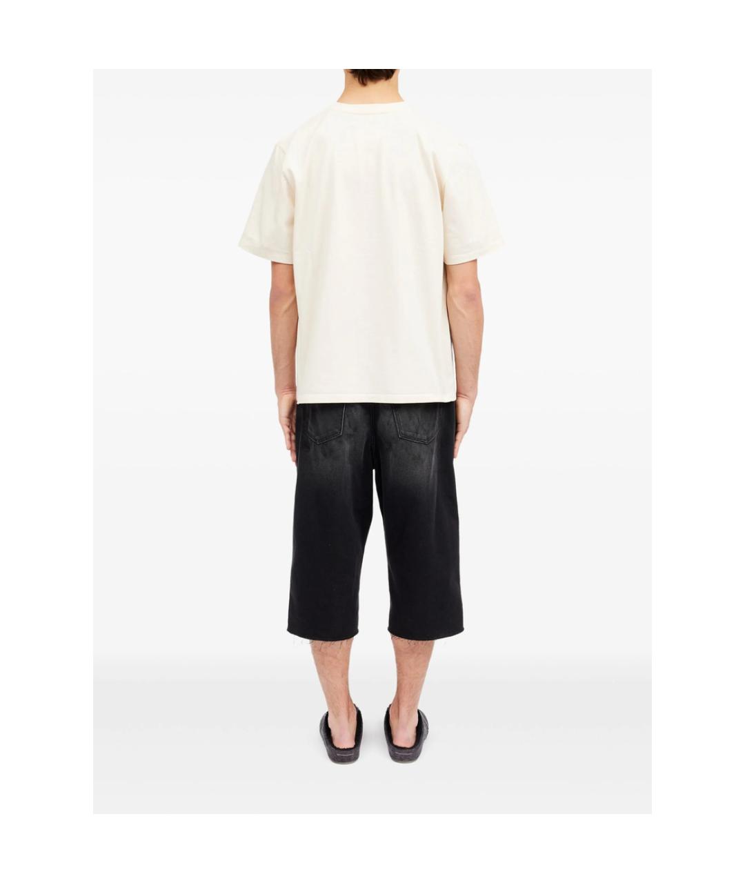MM6 MAISON MARGIELA Белая хлопковая футболка, фото 5