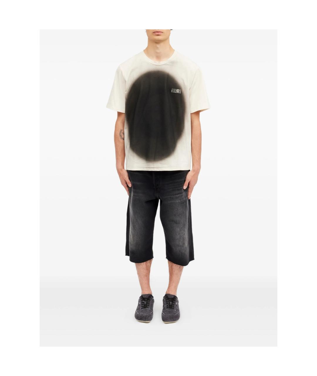 MM6 MAISON MARGIELA Белая хлопковая футболка, фото 2