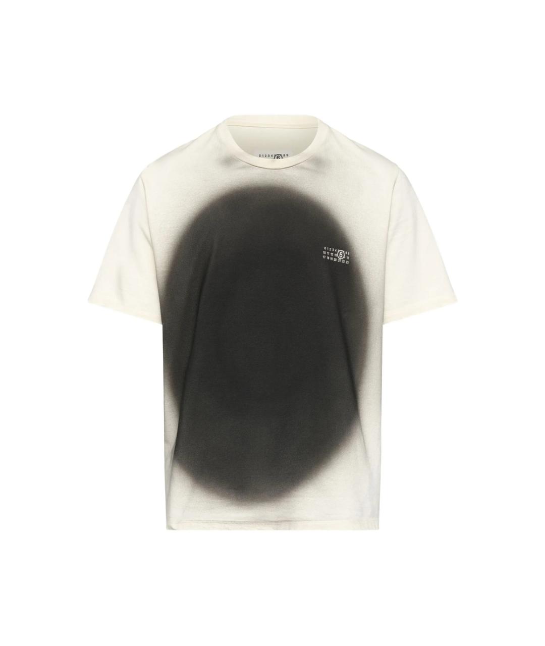 MM6 MAISON MARGIELA Белая хлопковая футболка, фото 1