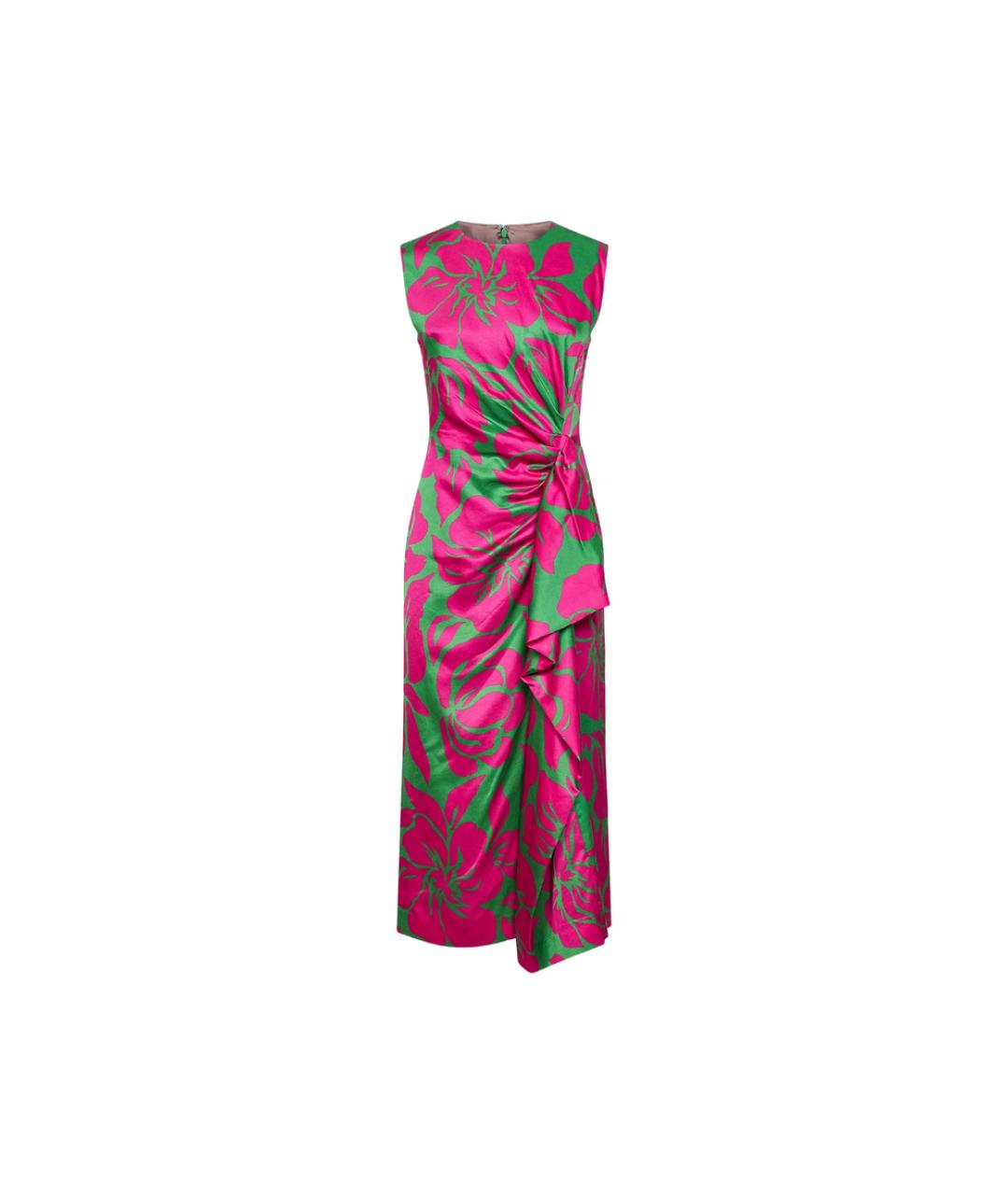 DRIES VAN NOTEN Мульти вискозное коктейльное платье, фото 1