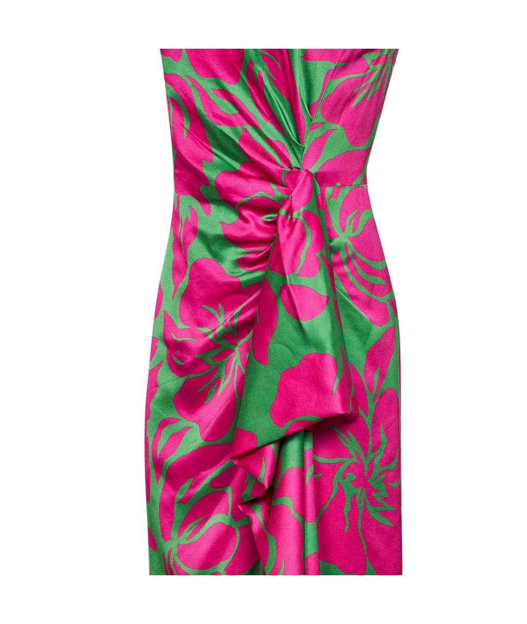 DRIES VAN NOTEN Мульти вискозное коктейльное платье, фото 3