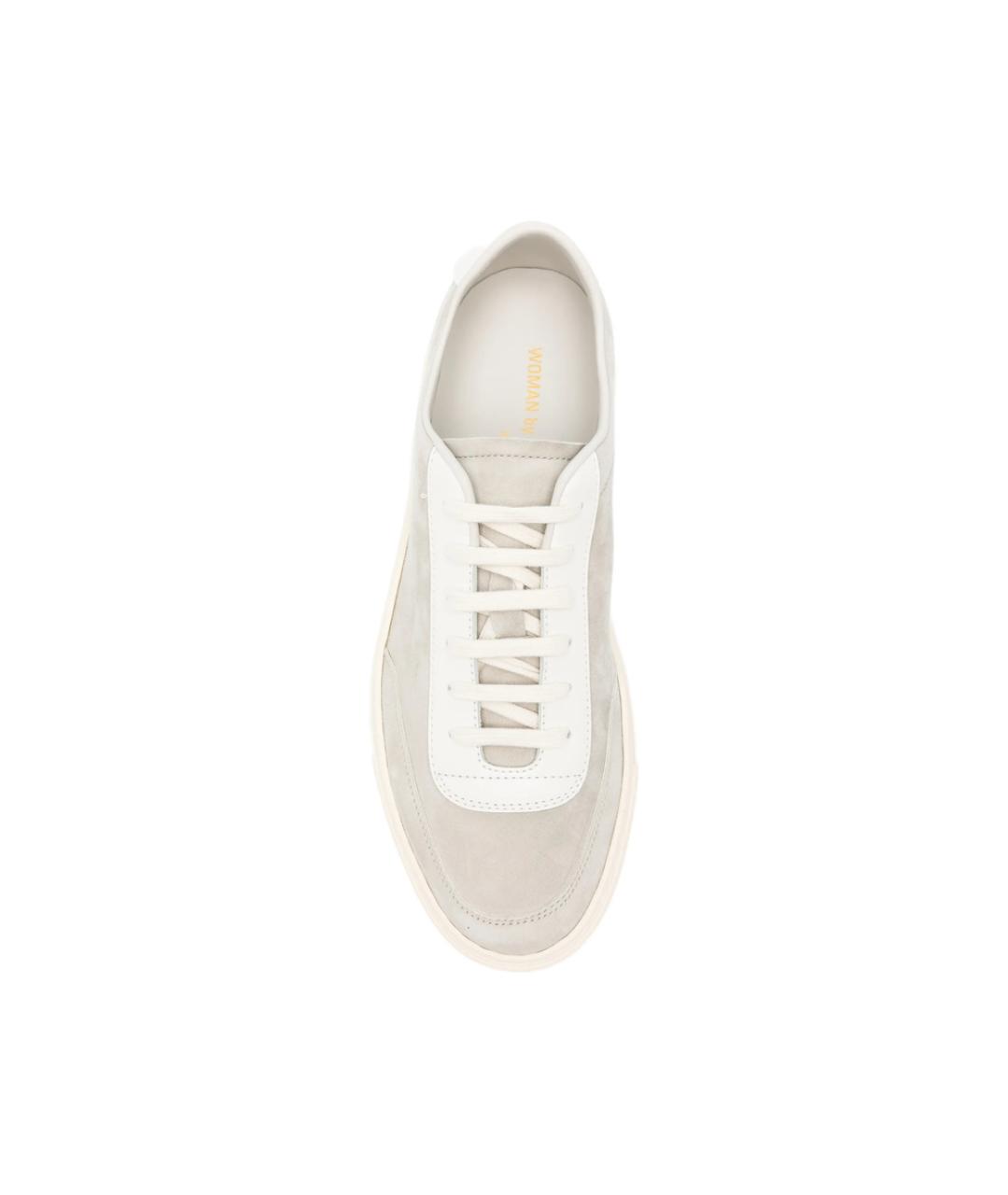 COMMON PROJECTS Серые кожаные туфли, фото 3