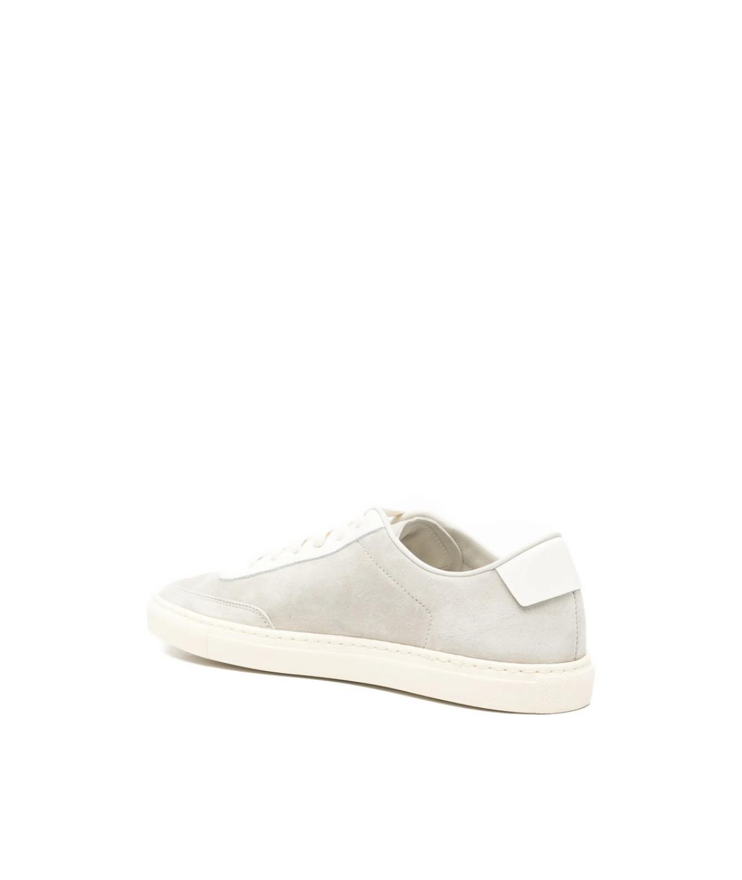 COMMON PROJECTS Серые кожаные туфли, фото 4