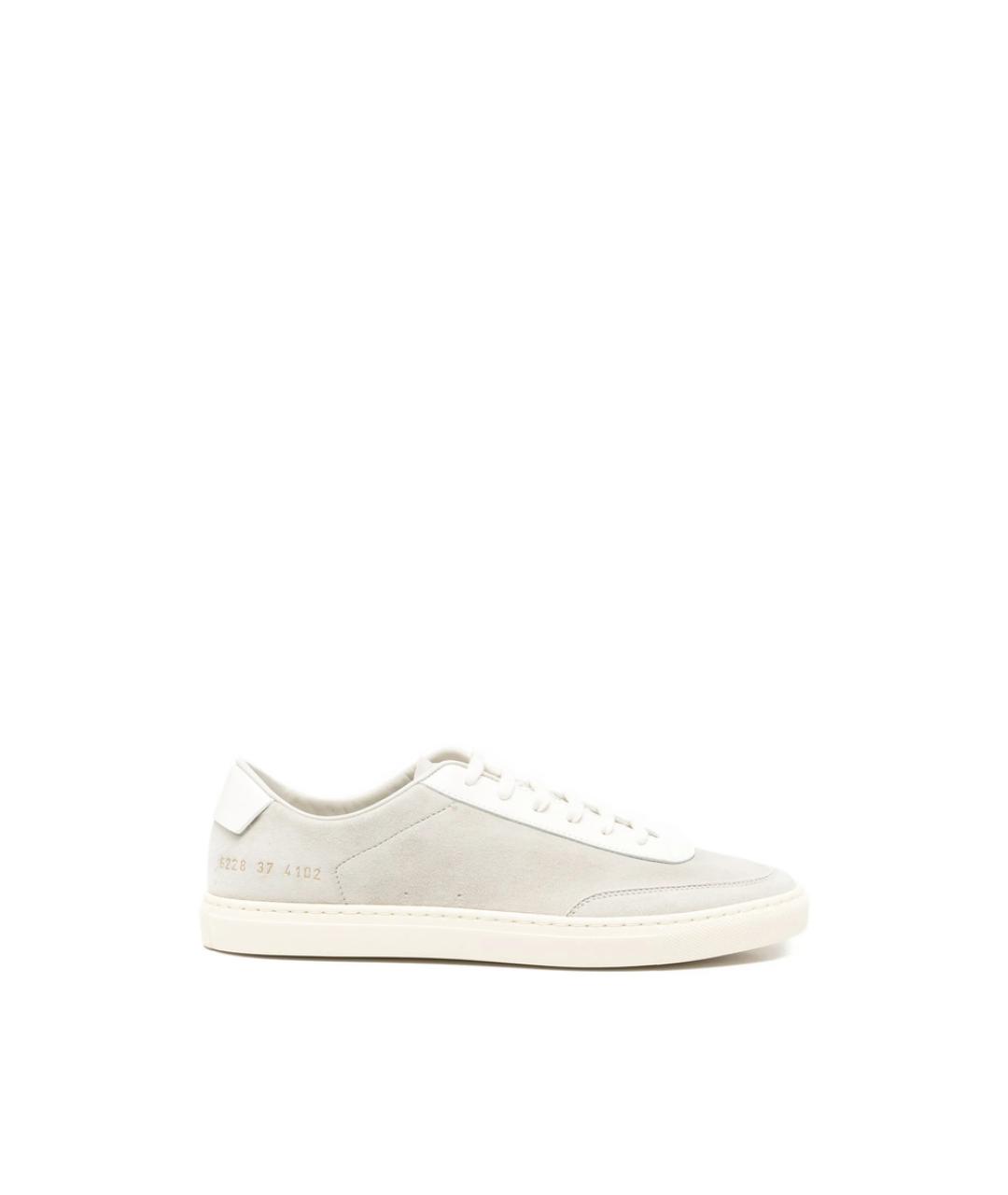 COMMON PROJECTS Серые кожаные туфли, фото 1