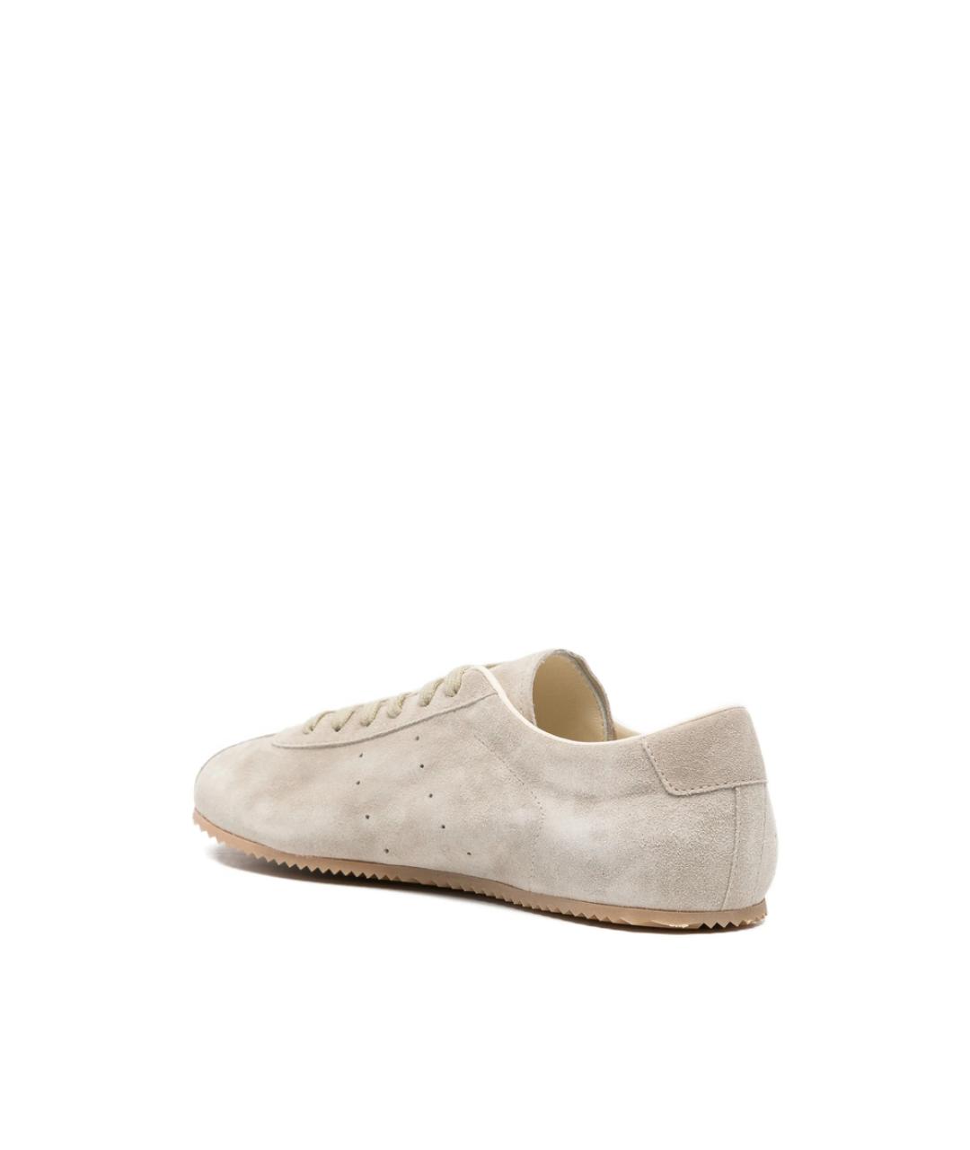 COMMON PROJECTS Бежевые нубуковые кеды, фото 2