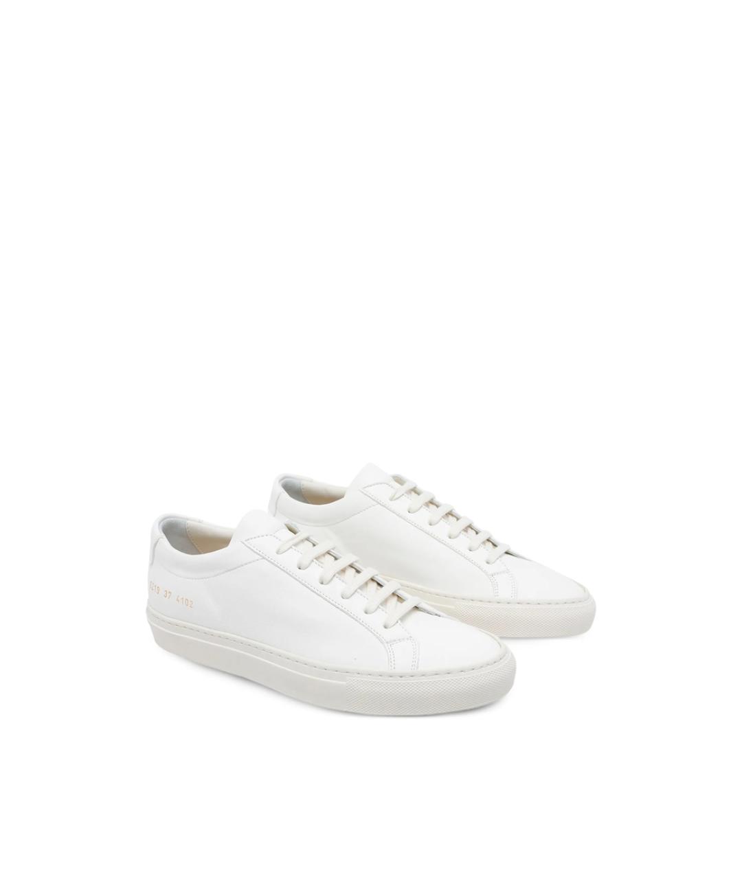 COMMON PROJECTS Белые кожаные туфли, фото 2