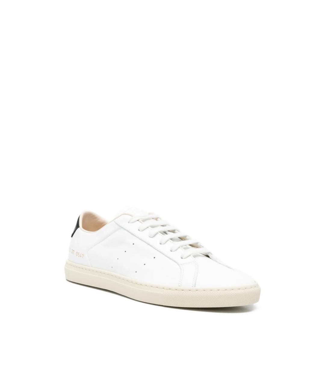 COMMON PROJECTS Белые кожаные туфли, фото 2
