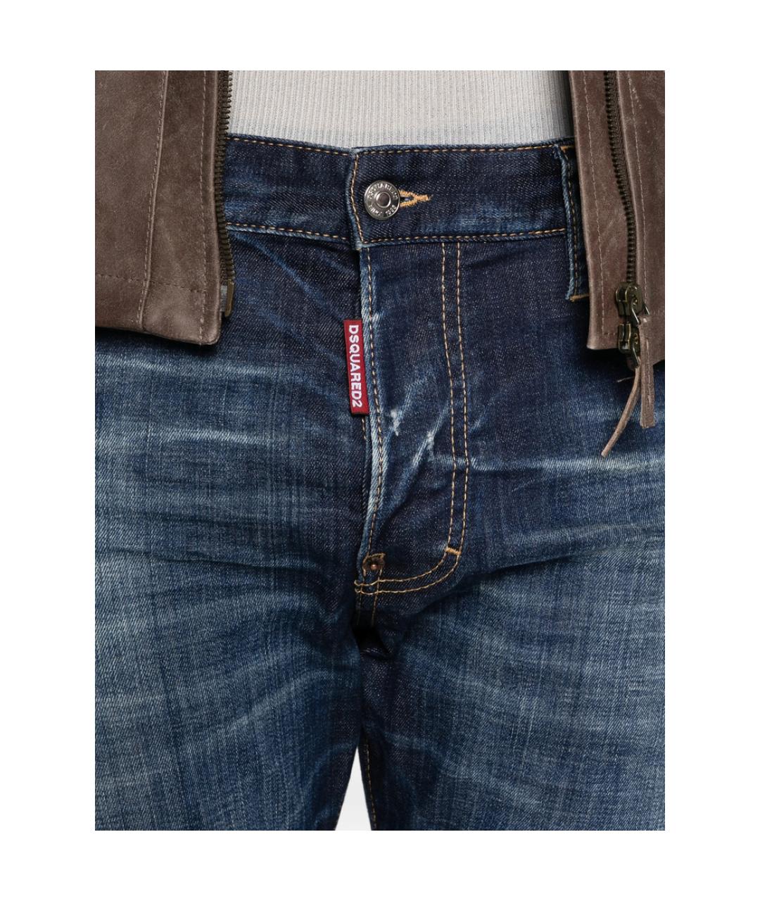 DSQUARED2 Синие джинсы скинни, фото 3