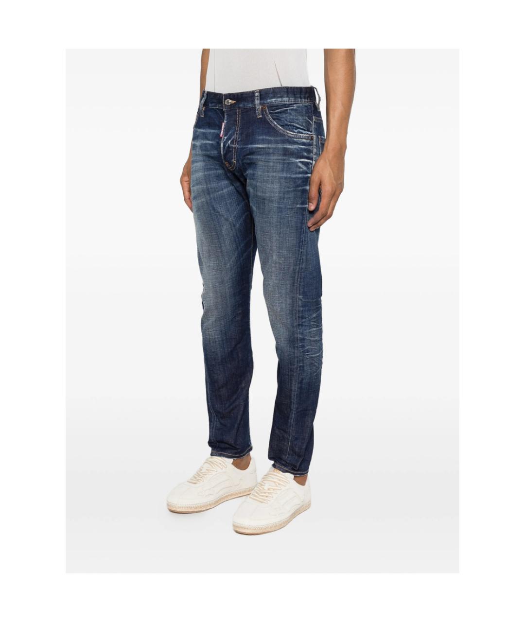 DSQUARED2 Синие джинсы скинни, фото 5