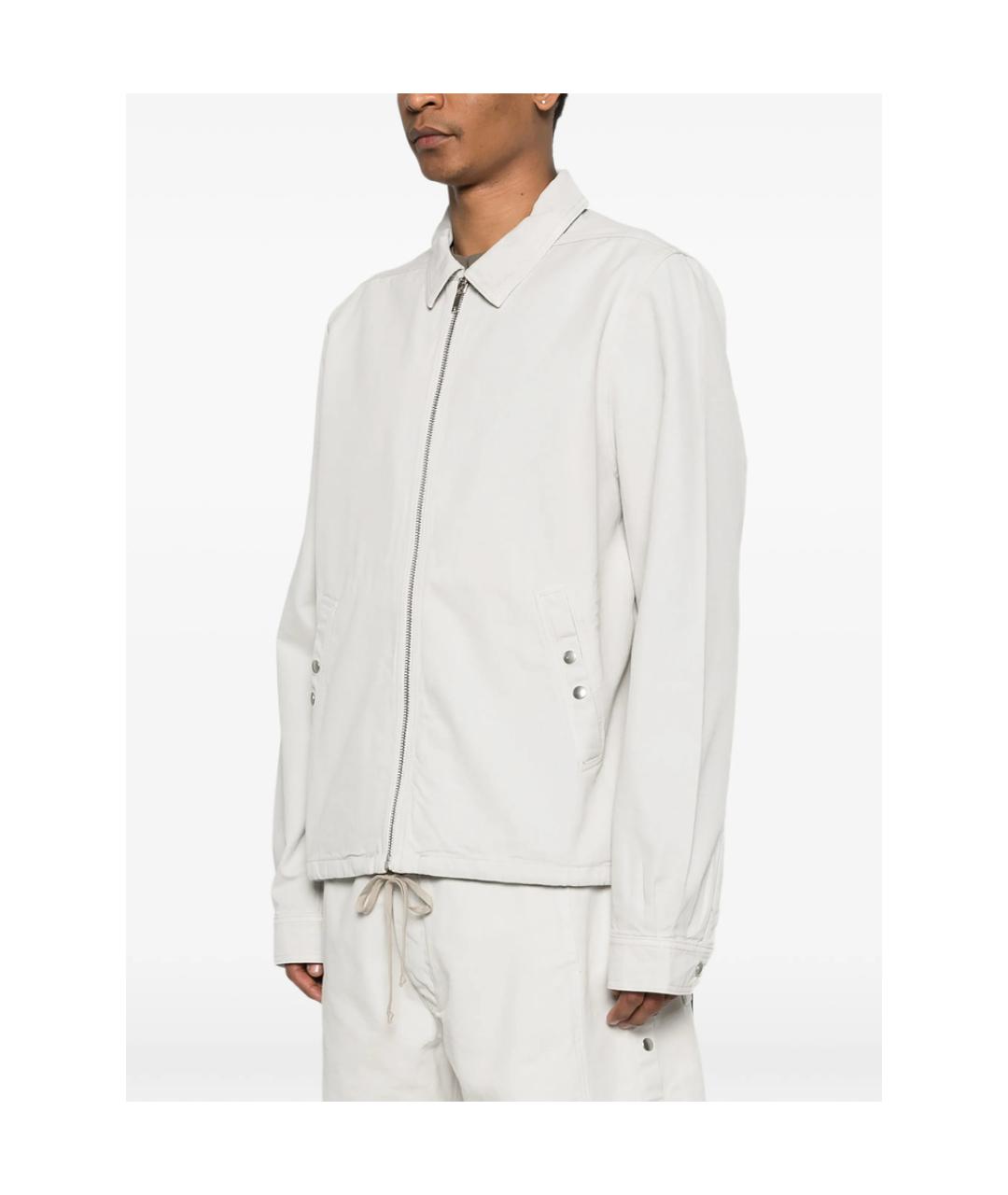 RICK OWENS DRKSHDW Белая хлопковая куртка, фото 5
