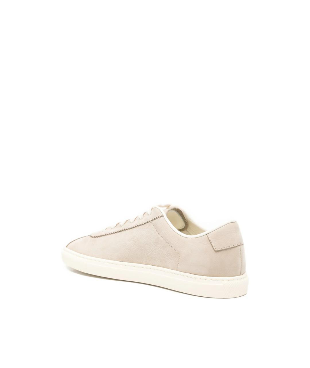 COMMON PROJECTS Бежевые нубуковые кеды, фото 3