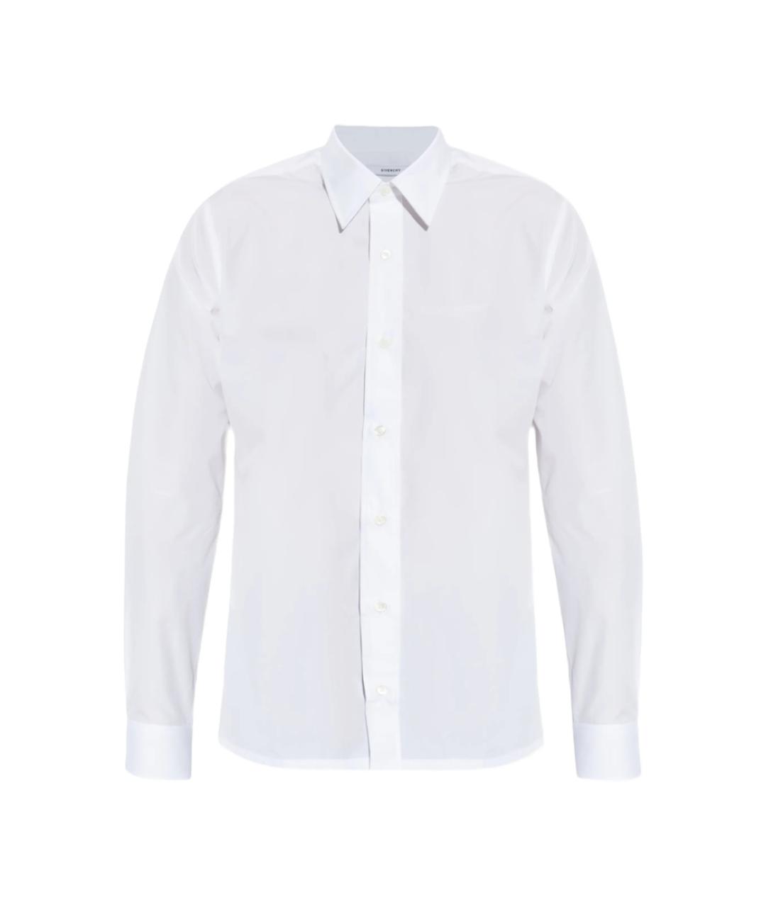GIVENCHY Белая хлопковая классическая рубашка, фото 1